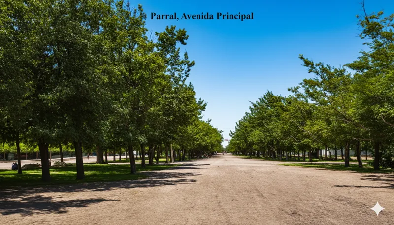 Avenida Las Delicias - Coloreada con IA