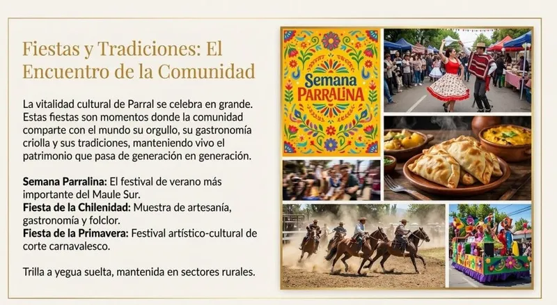 Detalle de las fiestas tradicionales