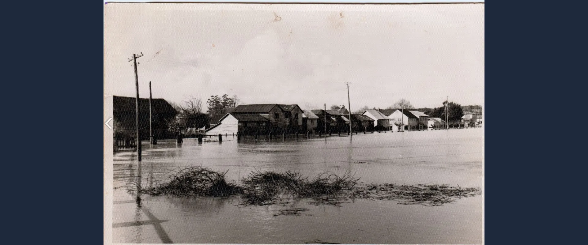 Otra perspectiva de la inundación de 1965
