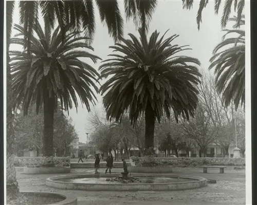 Plaza de Armas de Parral, recreación histórica con IA