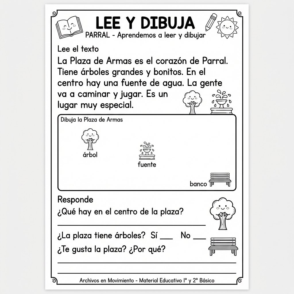 Lee y Dibuja Parral
